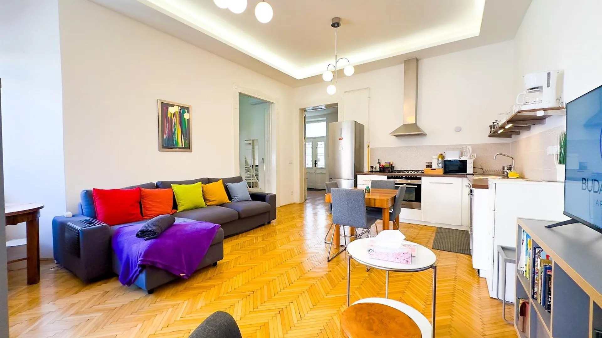 דירה Spacious 4Br Oasis In Central Budapest - Bp Sky הונגריה