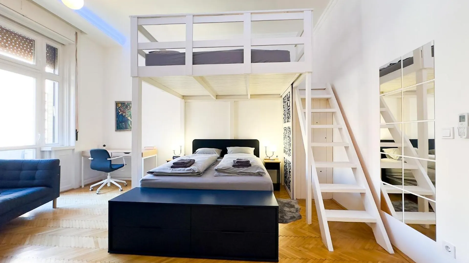 Spacious 4Br Oasis In Central Budapest - Bp Sky דירה
